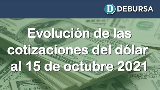Dólar - Variantes de cotizaciones al 15 de octubre 2021