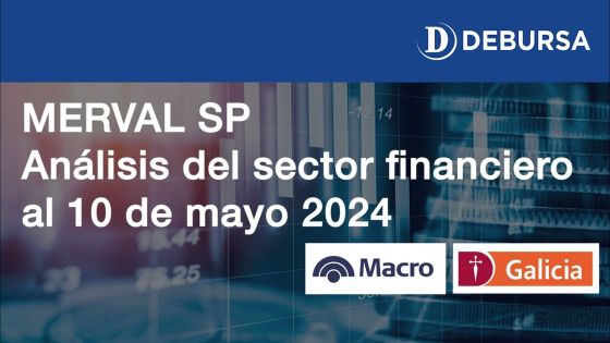 SP MERVAL - Análisis del sector financiero (bancos) al 10 de mayo 2024