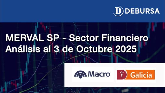 MERVAL SP - Análisis del sector financiero al 3 de octubre 2025
