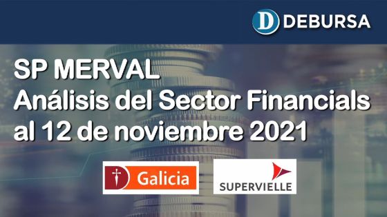 SP MERVAL - Análisis del Sector Financials (Bancos) al 12 de noviembre 2021
