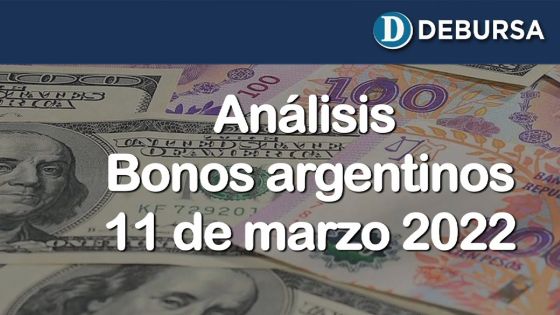 Análisis de los bonos argentinos en pesos y dólares al 11 de  marzo 2022