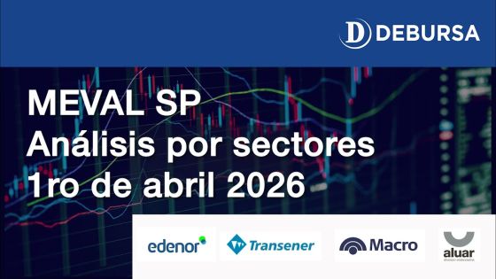 MERVAL SP - Análisis por sectores al 1ro de abril 2026