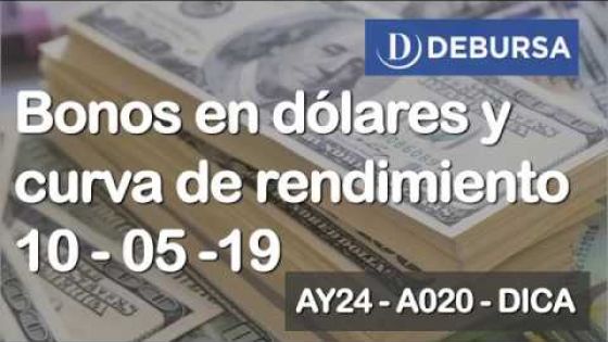 Bonos argentinos en dólares al 10 de mayo 2019