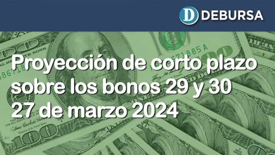Proyección de corto plazo de los bonos argentinos en dólares 29 y 30. 27 de marzo 2024
