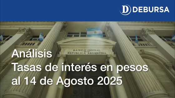 Análisis de tasas sobre el peso argentino al 14 de agosto 2025