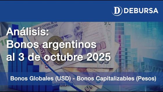 Análisis de los bonos argentinos al 3 de octubre 2025
