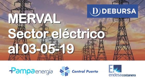 MERVAL - Análisis del sector eléctrico al 3 de mayo 2019