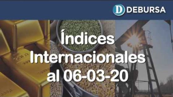 Contexto internacional: análisis de la economia mundial a través de índices al 6 de marzo 2020