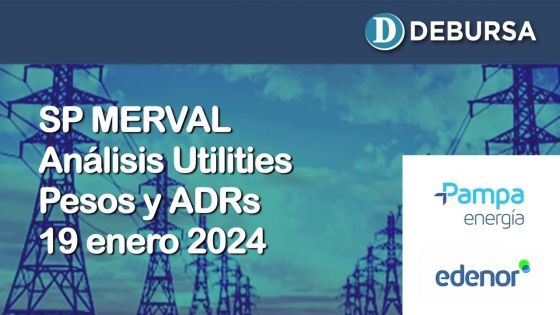 MERVAL SP - Análisis Sectores Utilities al 19 de enero 2024