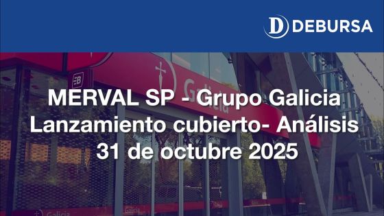 MERVAL SP - Grupo Galicia, Lanzamiento Cubierto - 31 de octubre 2025