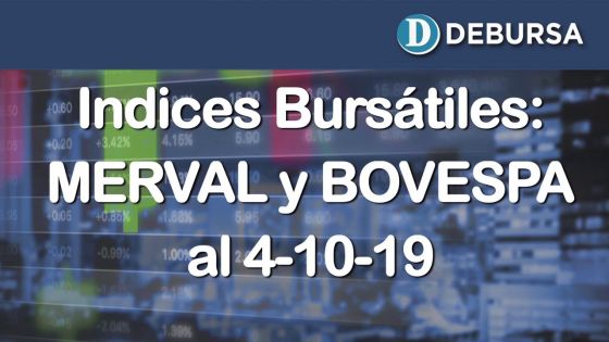 Índices Bursátiles: análisis del MERVAL y BOVESPA al 4 de octubre  2019