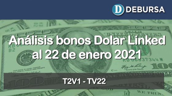 Análisis de los bonos dolar linked al 22 de enero 2021