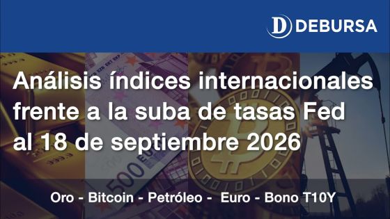 Análisis índices internacionales frente a la suba de tasas de la Fed. al 18 de septiembre 2026
