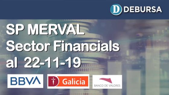 SP MERVAL - Análisis del sector Financials (bancos) al 22 de noviembre 2019