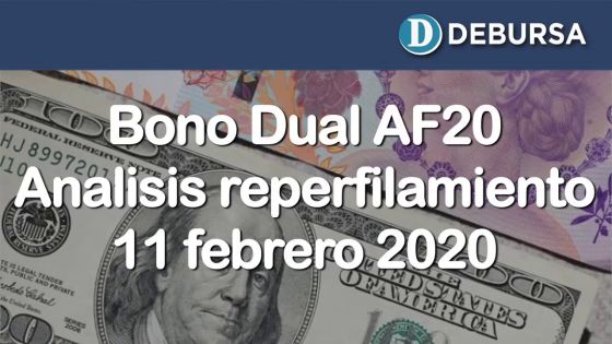 Bono Dual AF20 - Análisis post reperfilamiento 11 de febrero 2020