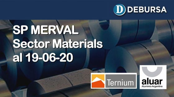 SP MERVAL - Análisis del sector Materials al 19 de junio 2020