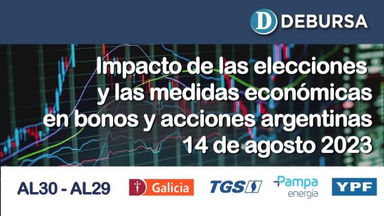 Impacto de las elecciones y las medidas económicas en bonos y acciones argentinas 14 de agosto 2023