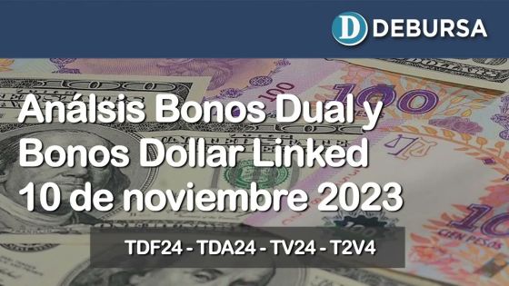 Análisis Bono Dual y Bono Dollar Linked al 10 de noviembre 2023