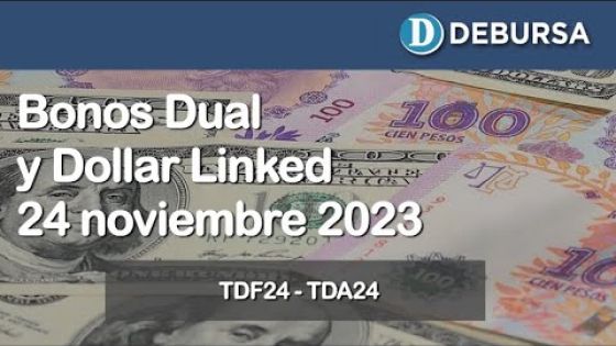 Análisis Bonos Dual y Bonos Dollar Linked al 24 de noviembre 2023