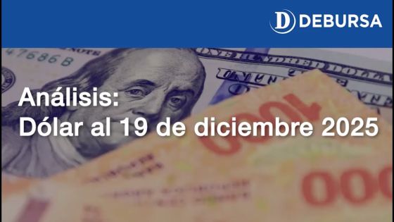 Evolución de las cotizaciones del dolar al 19 de diciembre 2025