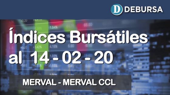 Índices bursátiles al 28 de febrero 2020: MERVAL y MERVAL Contado con Liqui (CCL)