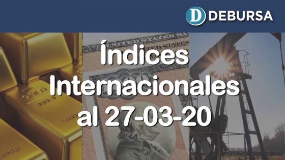 Contexto internacional: análisis de la economia mundial a través de índices al 27 de marzo 2020