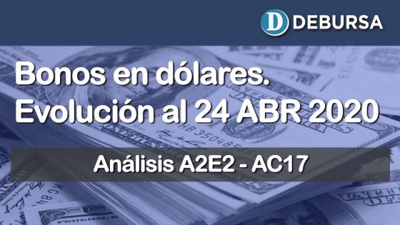 Bonos argentinos en dólares. Análisis al 24 de abril 2020