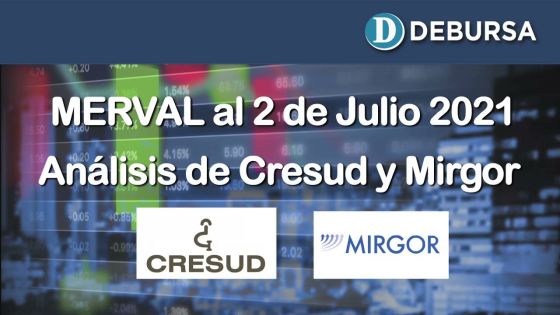 Análsis del MERVAL y evolución de Migror y Censud al 2 de julio 2021