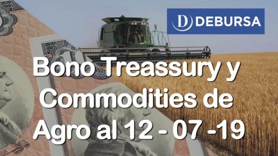 Bono Tressury (10 años) y Commodities del sector agroindustrial.