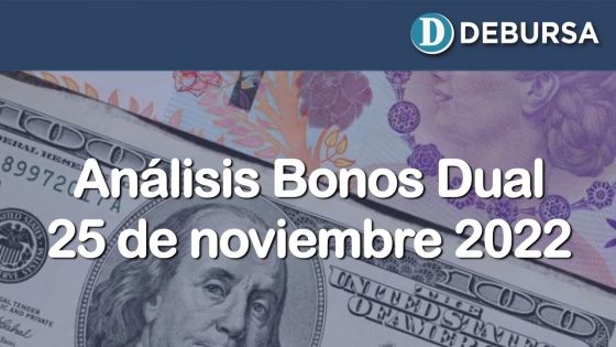 Análisis bonos Dual al 25 de noviembre 2022