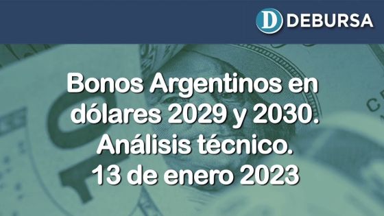 Bonos en dolares - Análisis técnico de los BONAR y GLOBAL. 13 de enero 2023