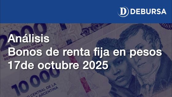 Bonos argentinos en pesos al 17 de octubre 2025