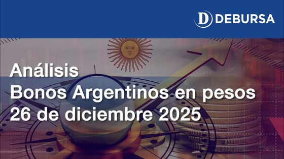 Bonos argentinos en pesos al 26 de diciembre 2025
