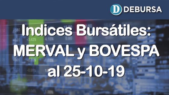 Índices Bursátiles: análisis del MERVAL y BOVESPA al 25 de octubre  2019