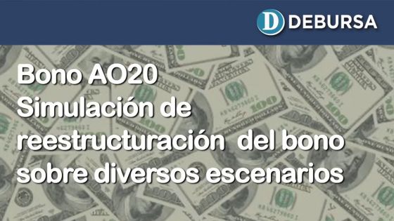 Analisis de escenarios de reestructuración del bono argentino AO20