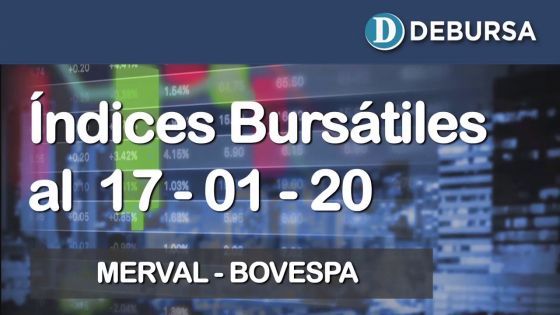 Índices bursátiles al 17 de enero 2020: MERVAL y BOVESPA