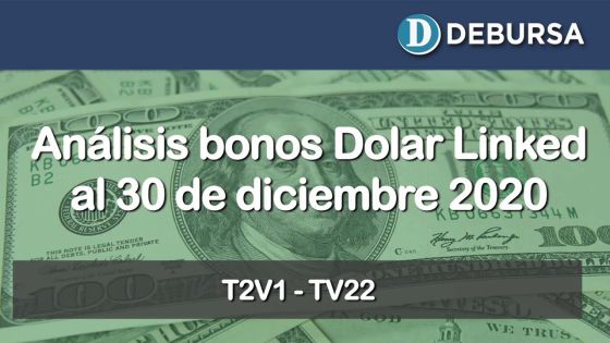 Análisis de los bonos dolar linked al 30 de diciembre 2020