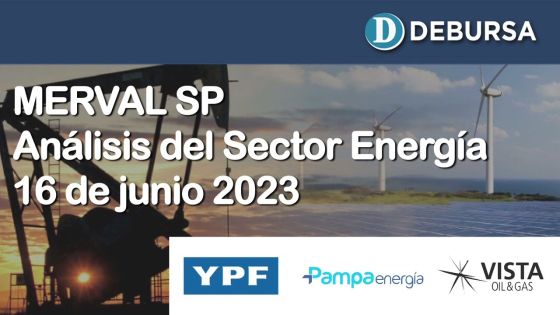 SP MERVAL - Análisis del sector Energía en dólares al 16 de Junio 2023