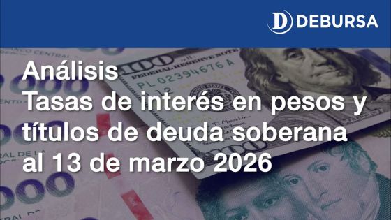 Análisis de tasas sobre el peso y los bonos argentinos al 13 de marzo 2026