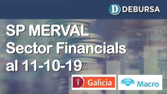 SP MERVAL - Análisis del sector Financials (bancos) al 11 de octubre 2019