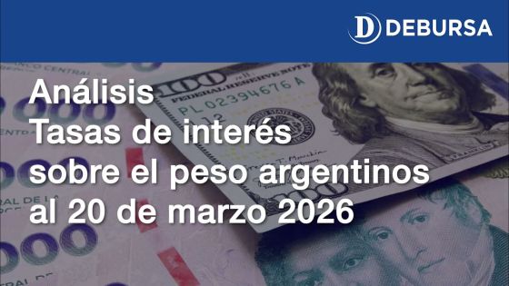 Análisis de tasas sobre el peso argentino al 20 de marzo 2026