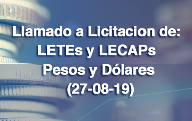 Licitacion 27 de agosto 2019