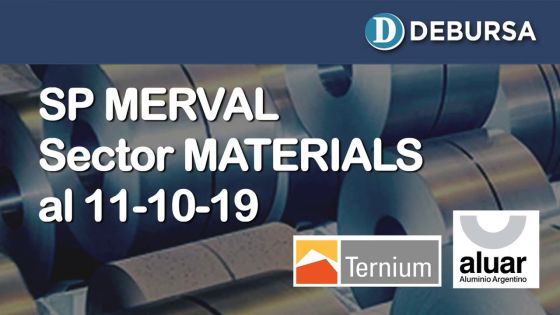 SP MERVAL - Análisis del sector Materials (industria) al 11 de octubre 2019