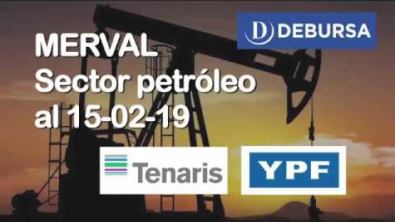 Merval - Sector Petróleo al 15 de febrero 2019