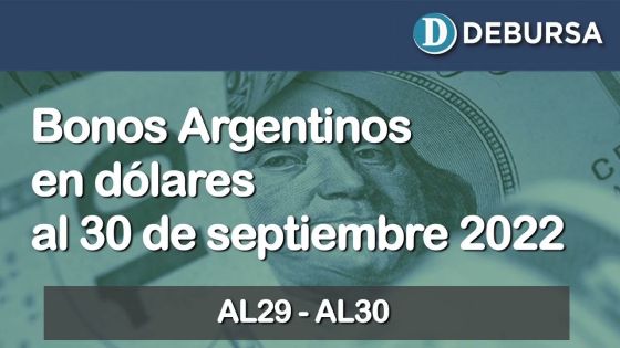 Análisis de los bonos argentinos en dolares al 30 septiembre 2022