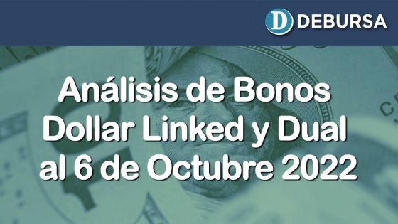 Análisis bonos Dollar Linked y Dual al 6 de octubre 2022