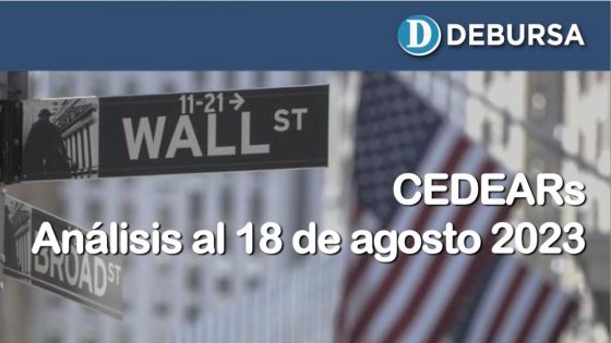 CEDEARs (Activos extranjeros que se operan en pesos en Argentina) - Análisis al 18 de agosto 2023