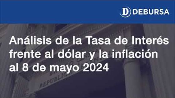 Análisis de la Tasa de Interés frente al dólar y la inflación al 8 de mayo 2024