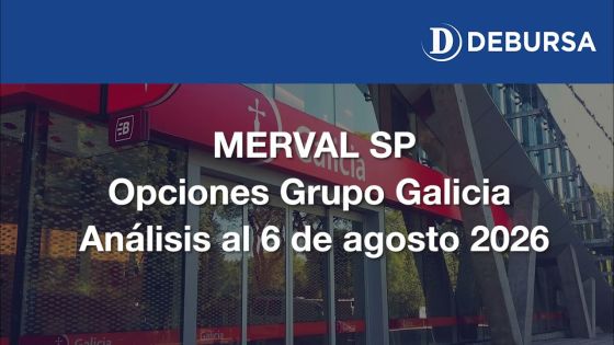 MERVAL SP - Opciones Grupo Galicia - 6 de agosto 2026