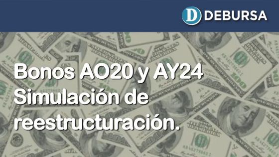 Analisis de reestructuración de bonos argentinos en dólares de corto y mediano plazo (AO20 y AY24)